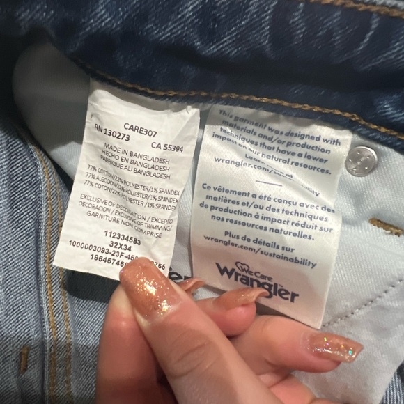 WOMEN'S WRANGLER® WANDERER 622 HIGH RISE FLARE JEAN IN SMOKE SEA - Picture 11 of 12